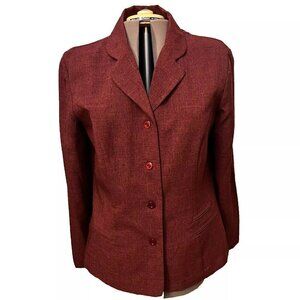 Sag Harbor. Size 18T. Tall. Heather Maroon Jacket or Top. Lightweight. B2